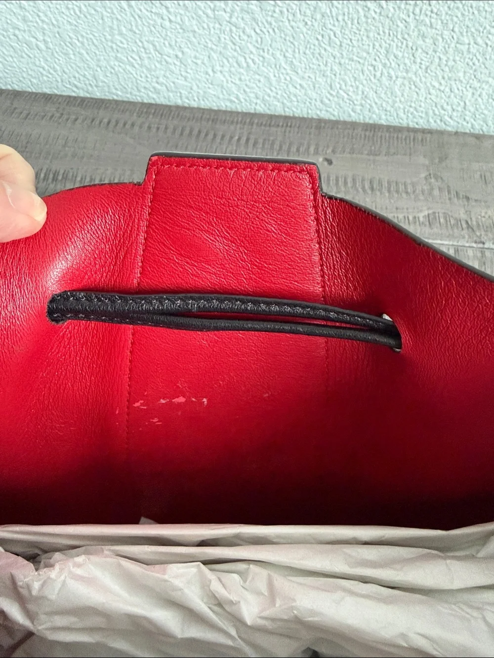 Mansur Gavriel Tumbled Calfskin Lilium Bag Black NWOT
